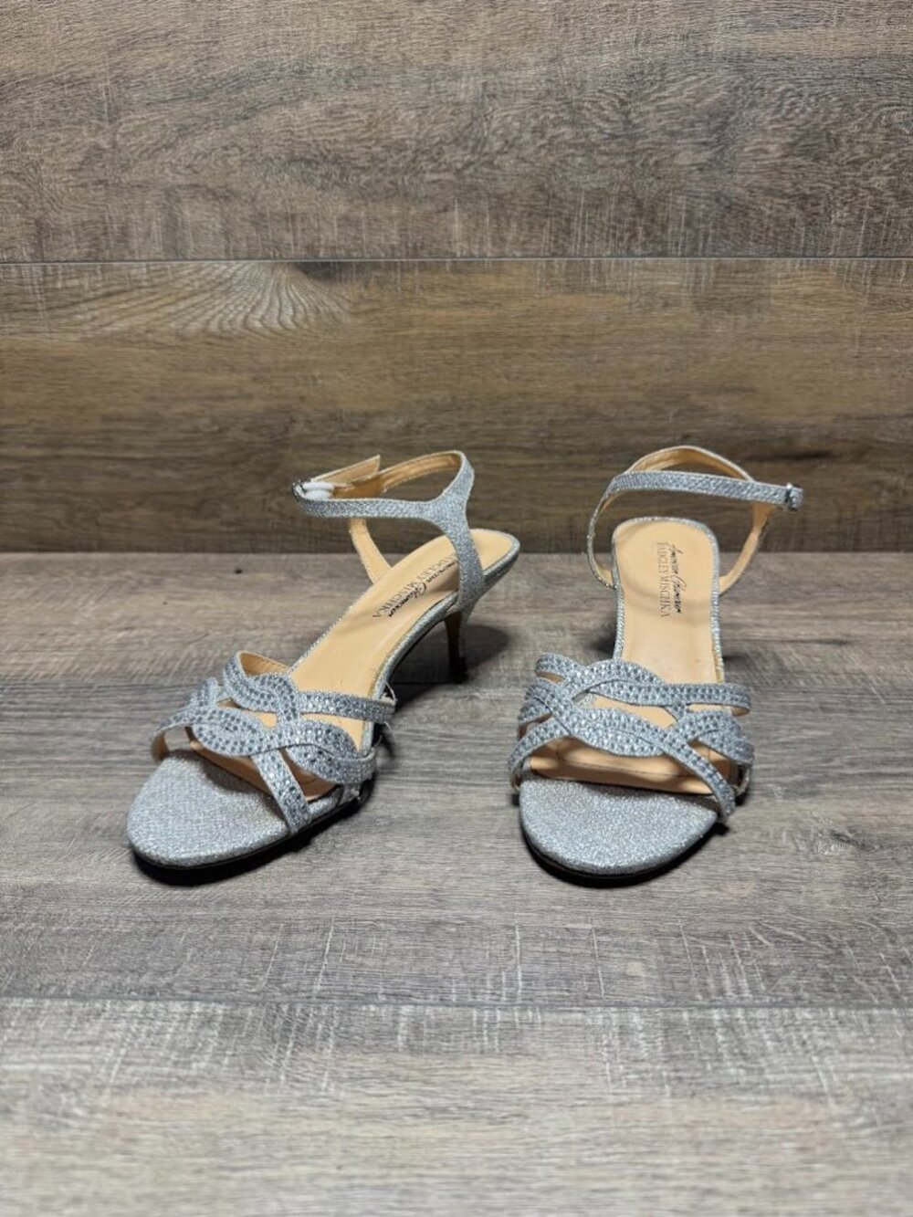 Badgley Mischka Xabrina Sparkle Heels Women's Size 6.5